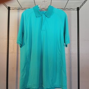 Bugatchi Men's Turquoise Polo Shirt